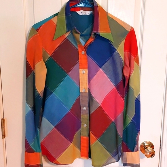 Vintage Tops - Vintage Plaid Shirt